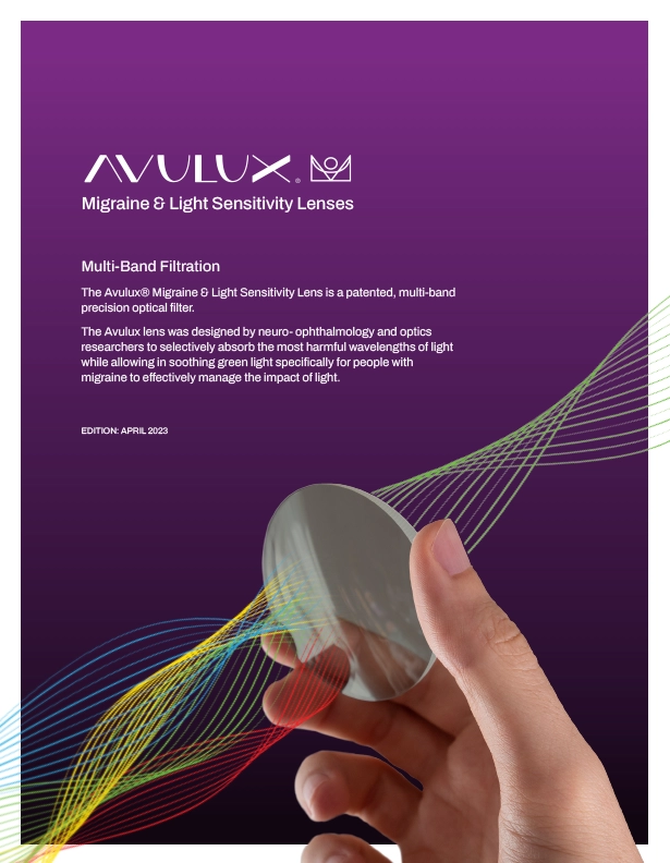 Avulux Migraine & Light Sensitivity Lenses Whitepaper