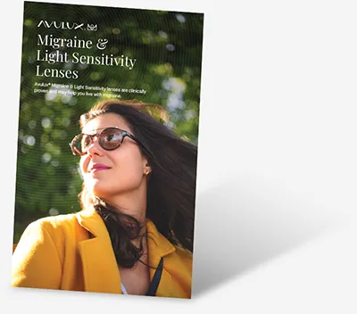 Avulux Migraine & Light Sensitivity Patient Brochure